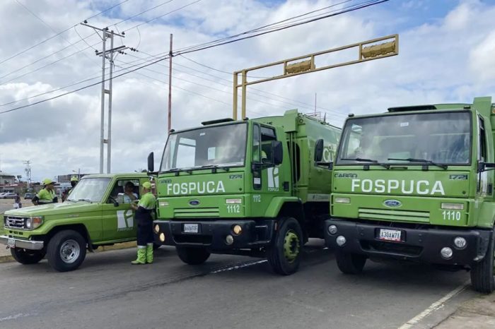 Fospuca caroni aseo urbano privado Bolivar