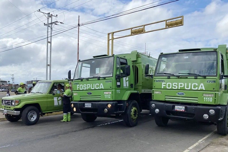 Fospuca caroni aseo urbano privado Bolivar