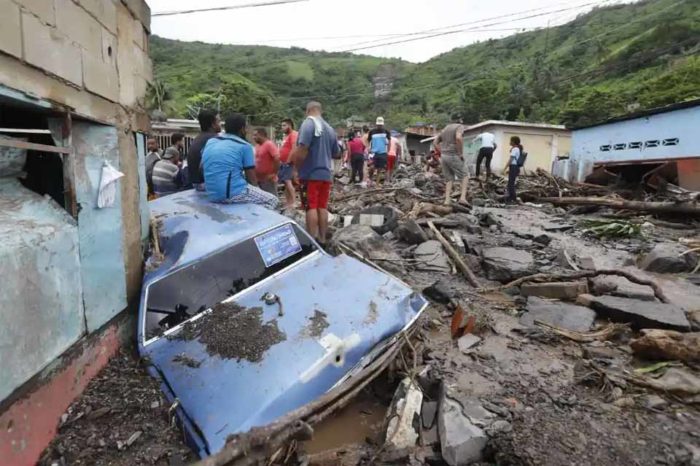 Estragos de las lluvias en Valle Verde, Anzoátegui
