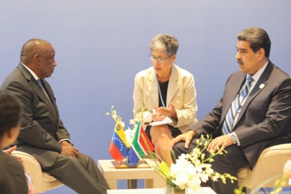 Nicolas-Maduro-Cyril-Ramaphosa Sudáfrica Venezuela