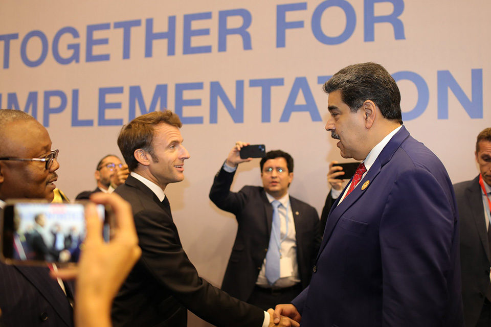 Nicolás Maduro Emmanuel Macron Francia