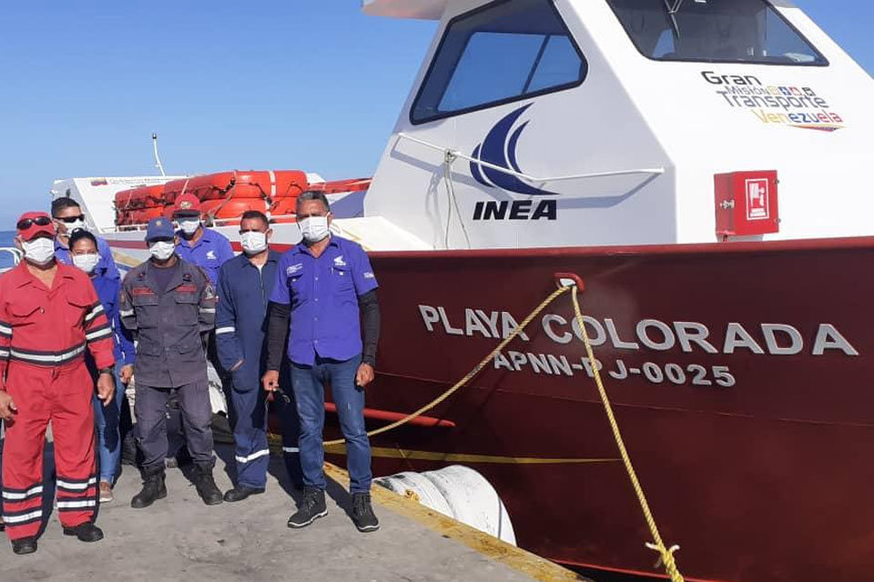 INEA establece puente marítimo entre Guanta y Cumaná