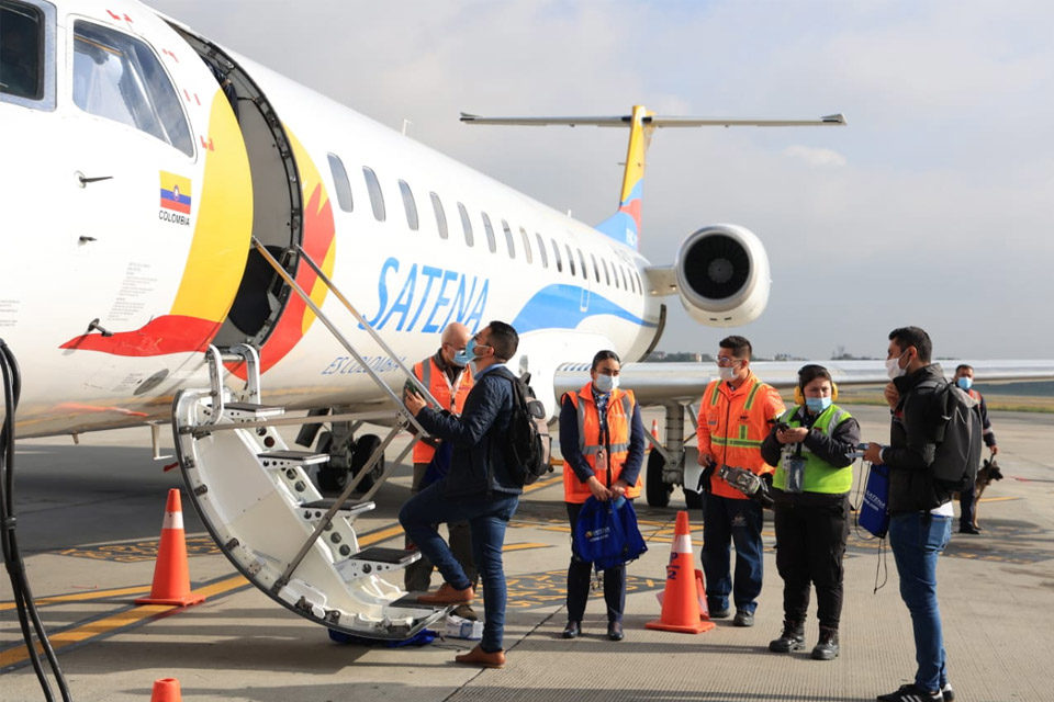Conseturismo celebra reactivación de vuelos con Colombia