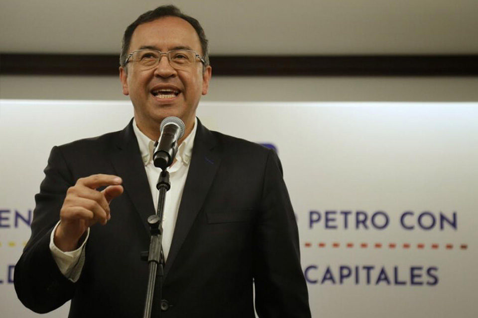 ministro del Interior de Colombia, Alfonso Prada