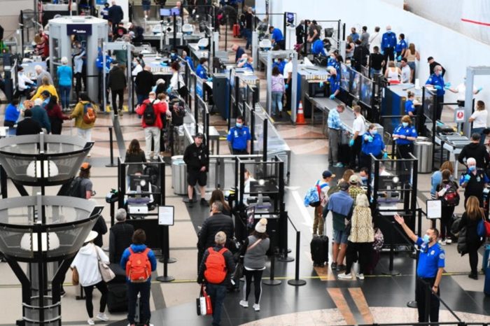 Aeropuerto EEUU navidad