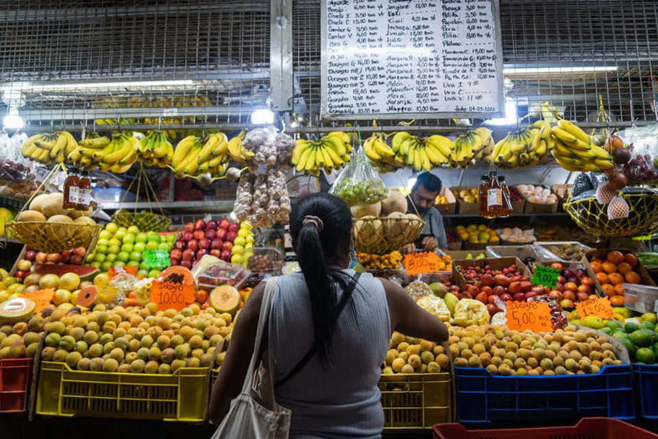 Canasta alimentaria Bolívar