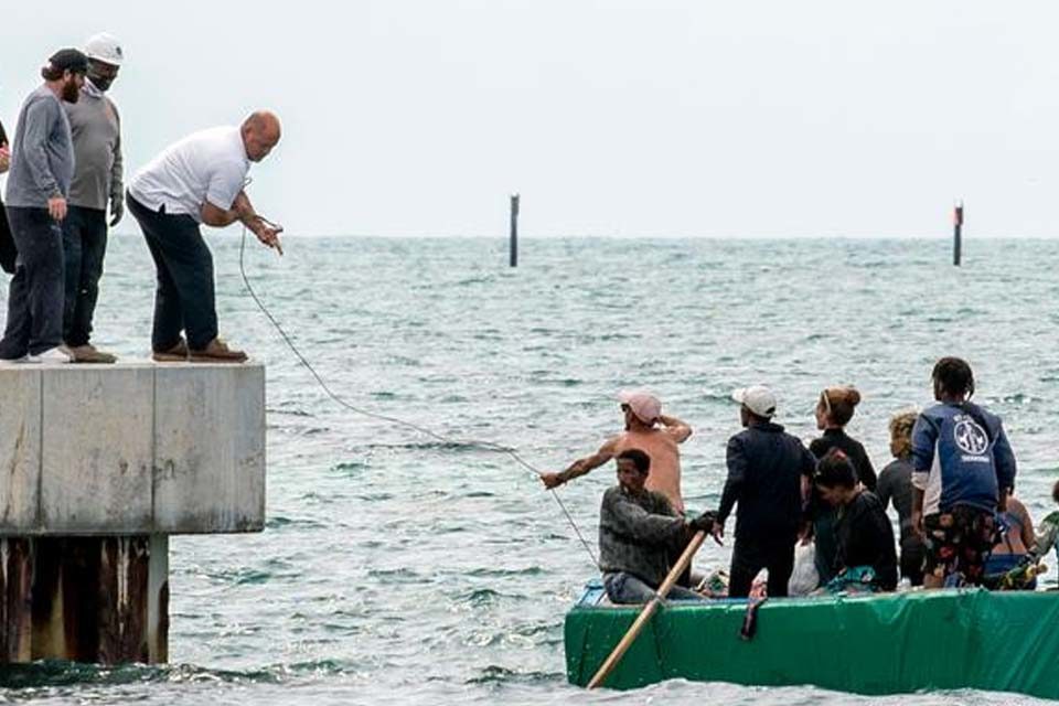 Exodo cubano balseros migrantes