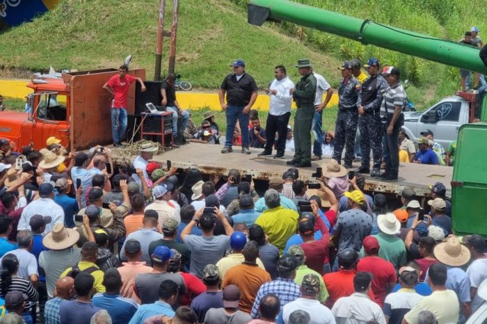 productores maiz arroz protesta