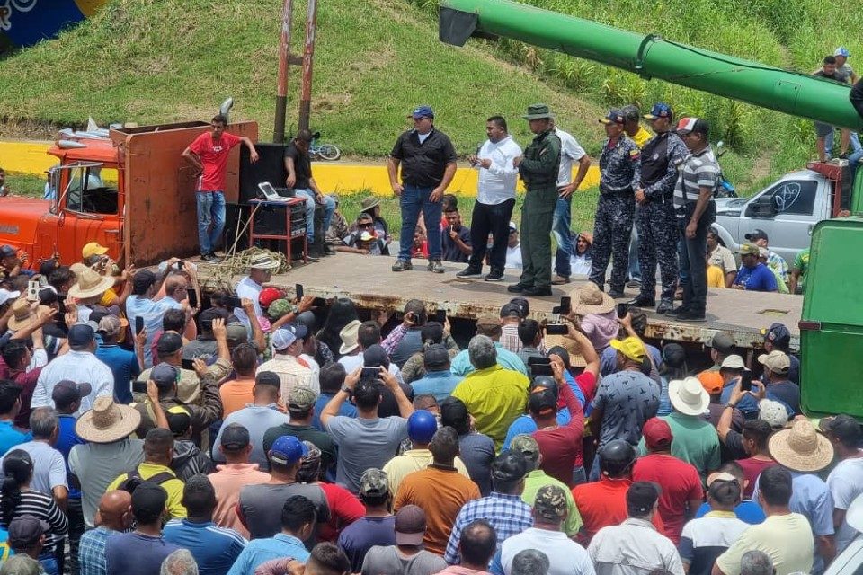 productores maiz arroz protesta