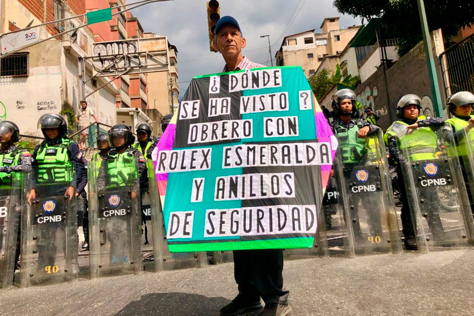 Protesta trabajadores