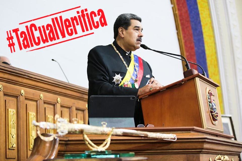 Portada talcualverifica nicolás maduro 2022 2023