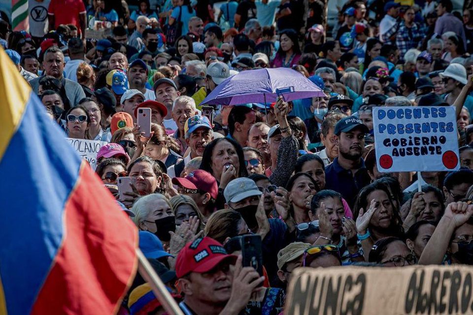 Primero Justicia apoyo protestas docentes