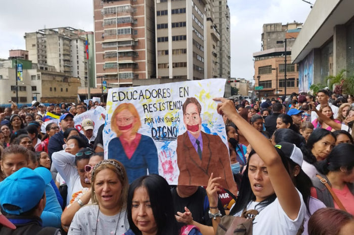 Protesta Maestros MinEduc