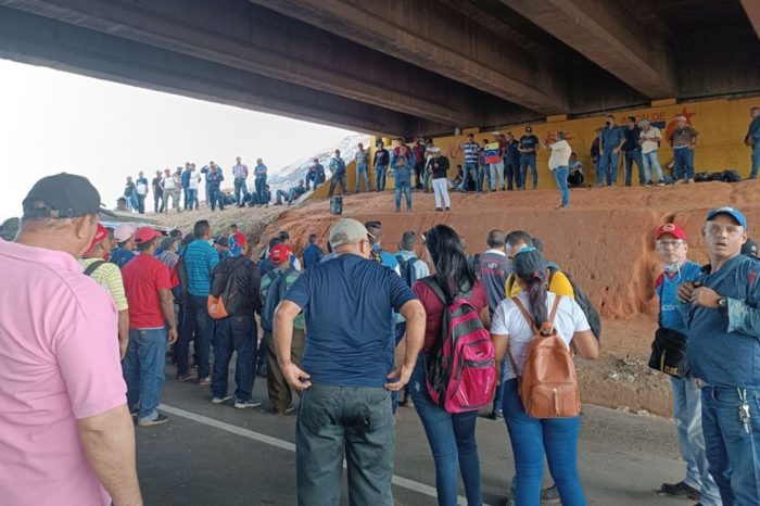 Represalias marcha Sidor Bolivar 12.01.2022 francesca díaz