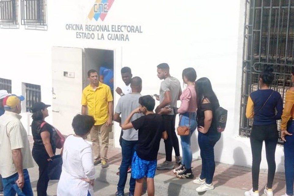 chamos Primero Justicia CNE Registro Electoral