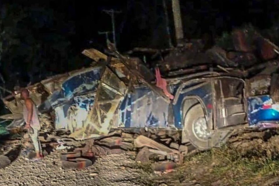 Autobús accidente Panamá 15.02.23