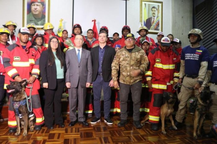 Bomberos rescatistas Siria Venezuela