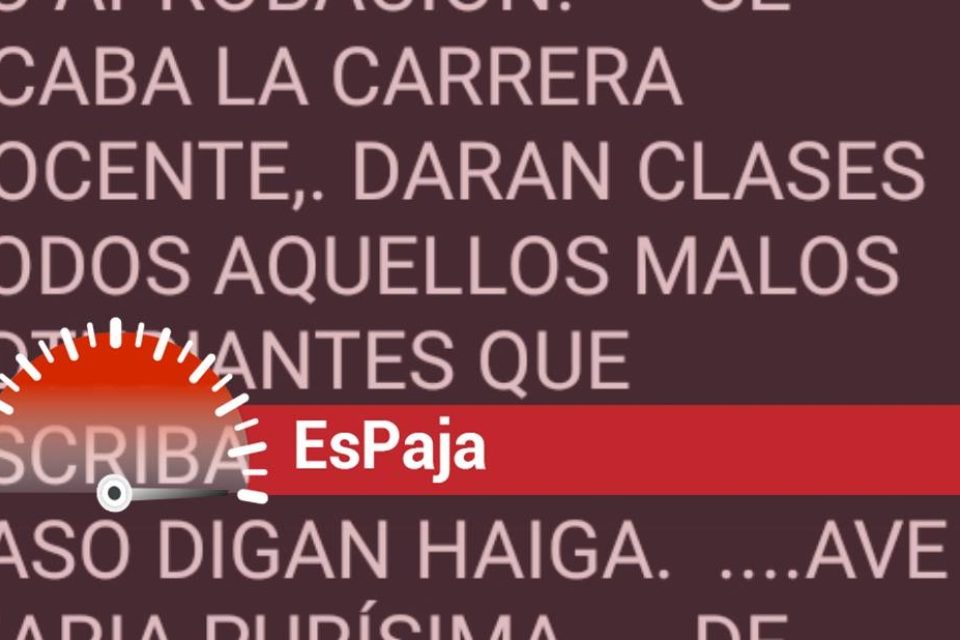 EsPaja estudiantes clase bachilleres