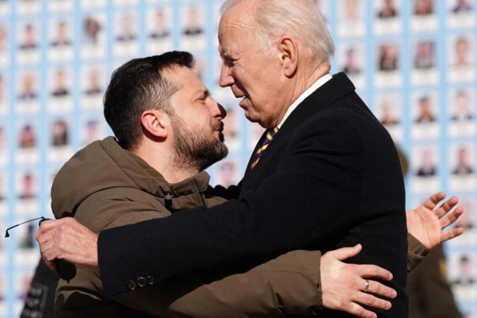 Joe Biden Volodimir Zelenski Ucrania Rusia