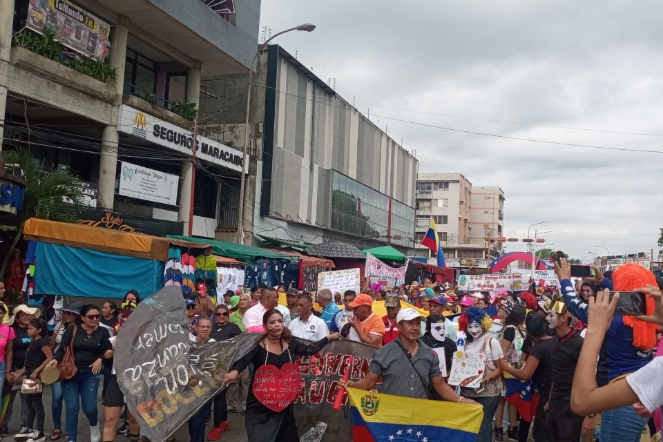 Protesta barinas reclamos salariales 16.02.23