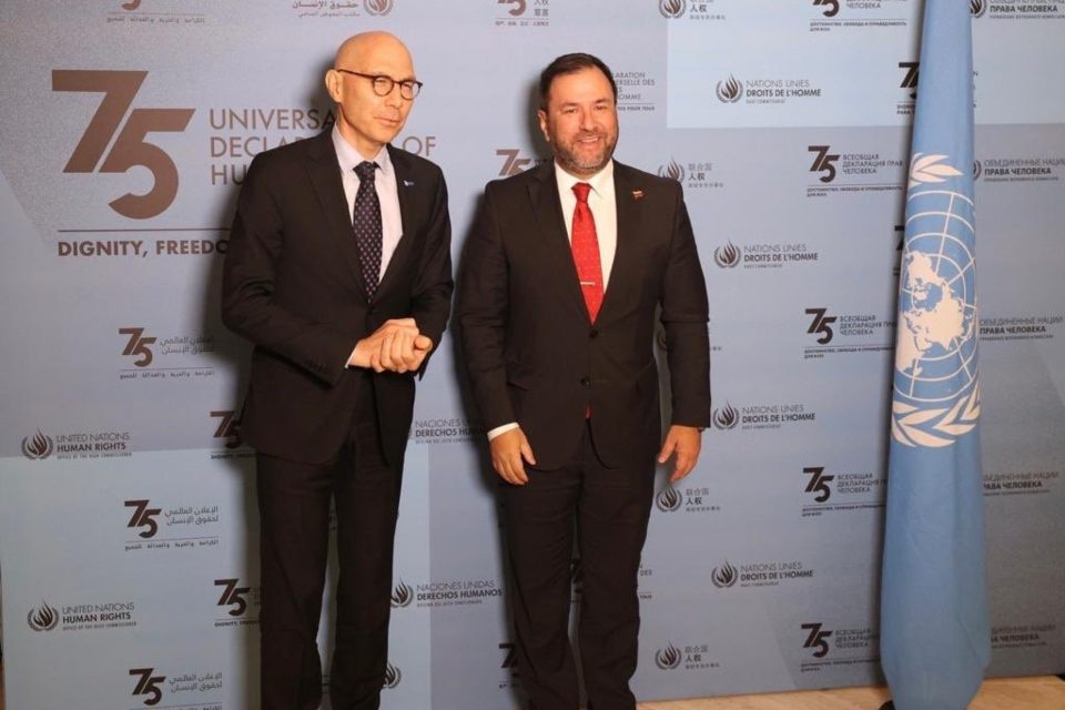 Volker Turk Yván Gil DDHH ONU 27.02.23