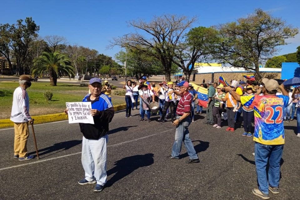 protesta docentes Cojedes 20.02.23