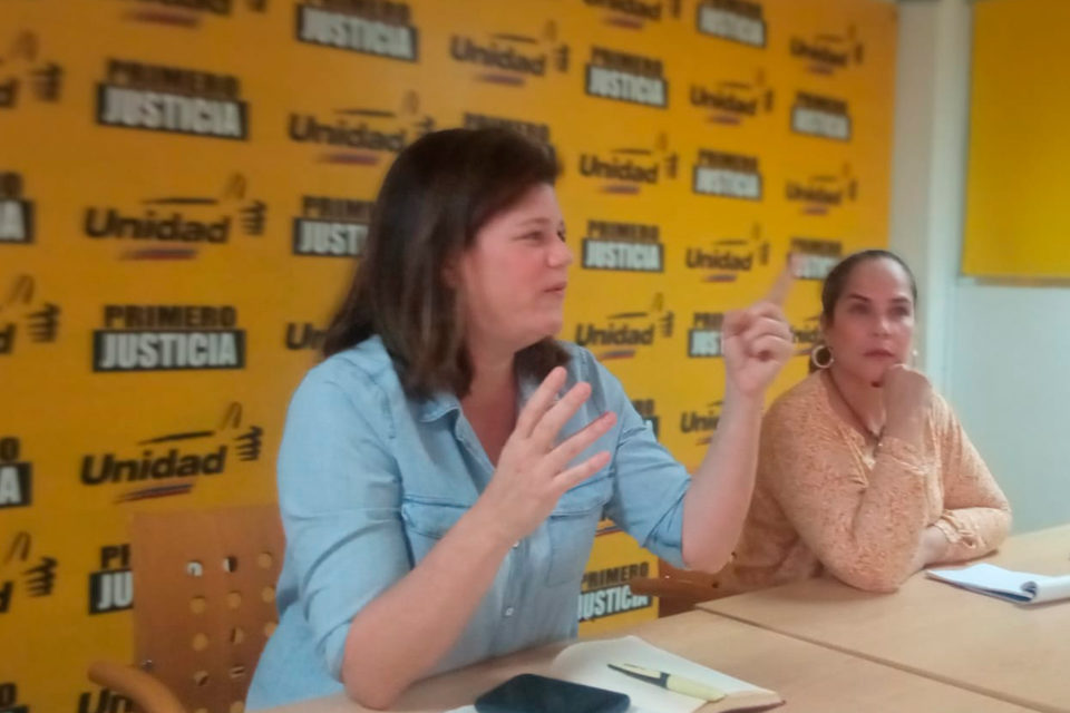 María Beatriz Martínez y Paola Bautista, Presidenta y vicepresidenta de Primero Justicia