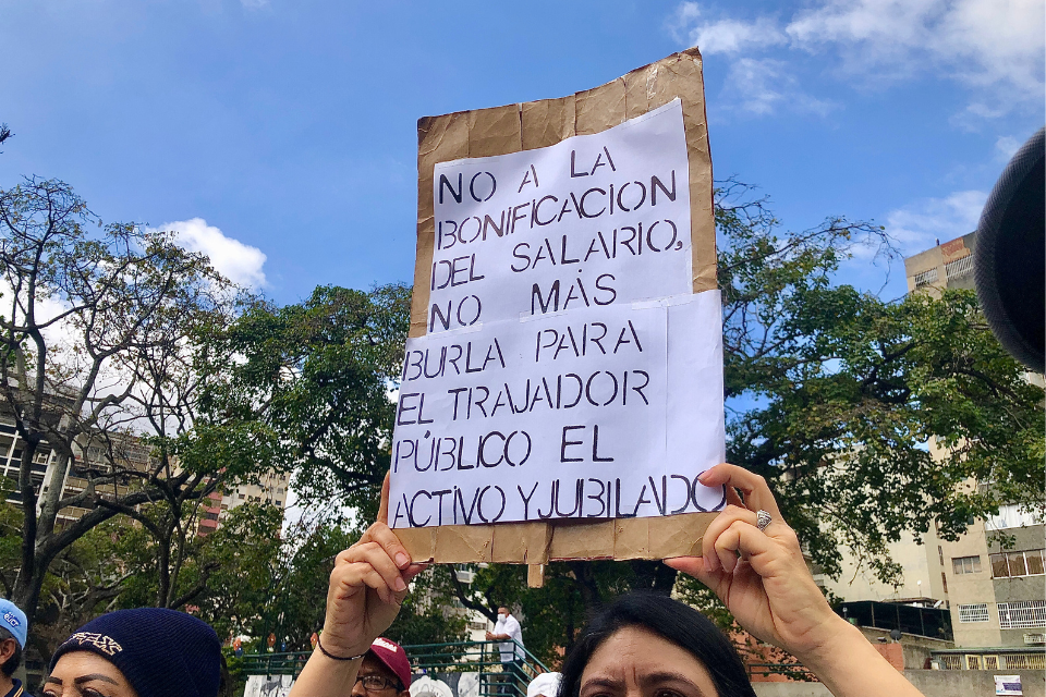 Salarios - protestas