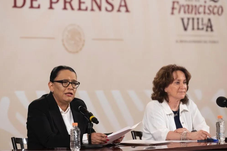 Migrantes en incendio