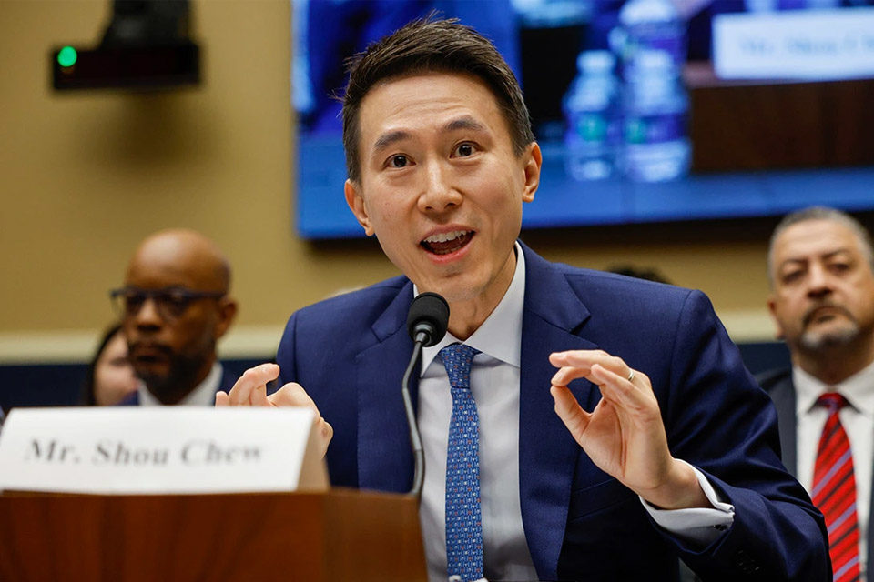 Shou Zi Chew, CEO de TikTok