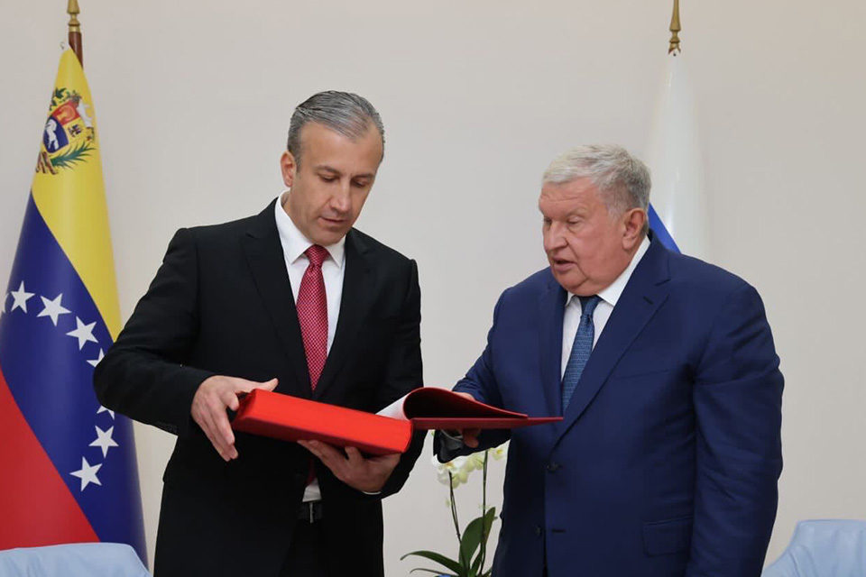 Venezuela petróleo Rosneft Pdvsa