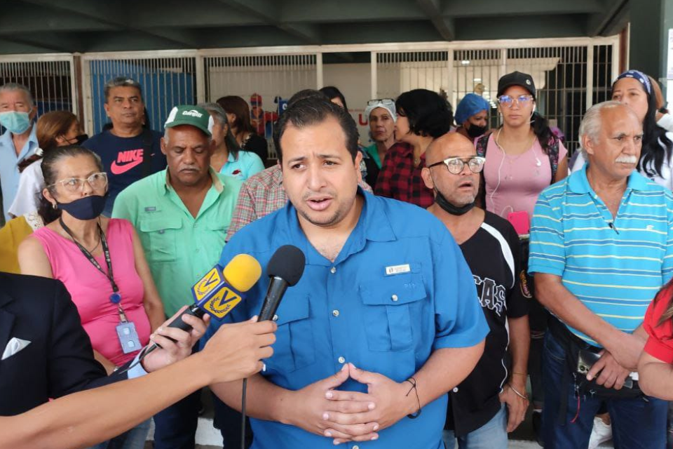 Trabajadores públicos en protesta
