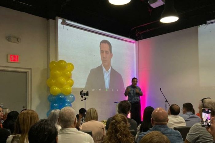 Juan Guaido conferencia EEUU