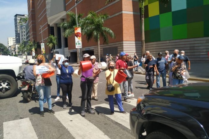 Protesta La Candelaria agua Hidrocapital