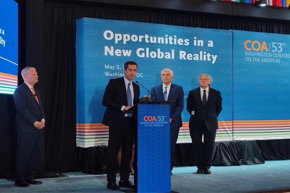 Guaidó en Estados Unidos