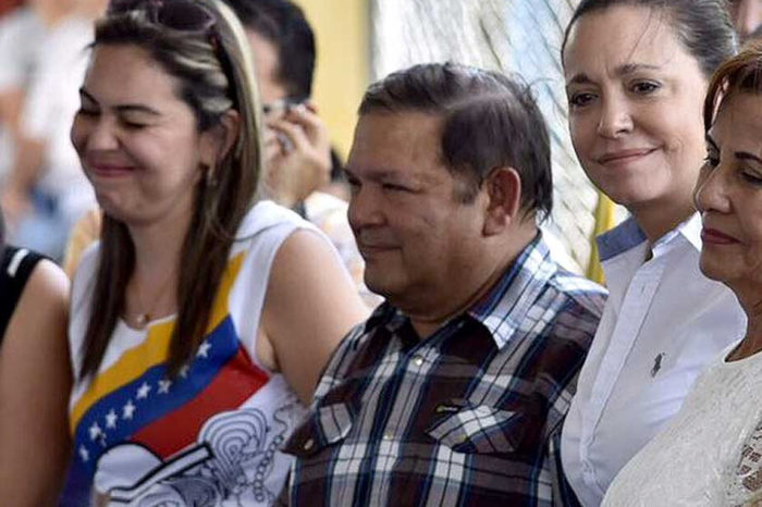 María Corina Machado y Andrés Velásquez
