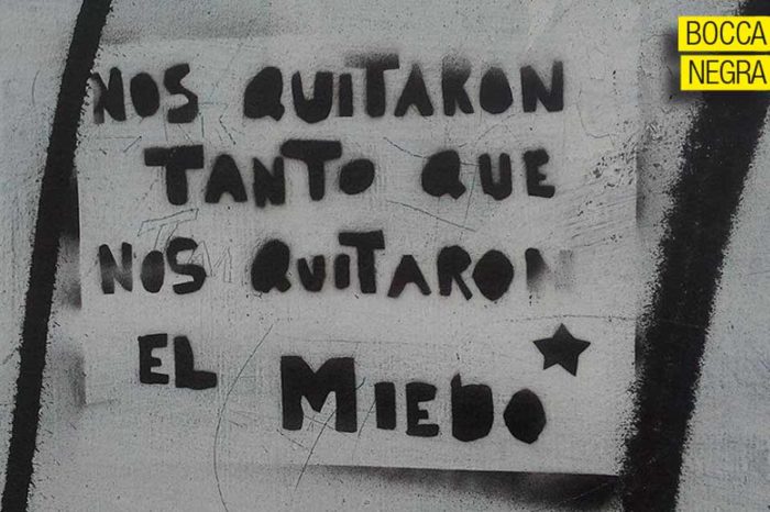 Miedo graffitti Boccanegra