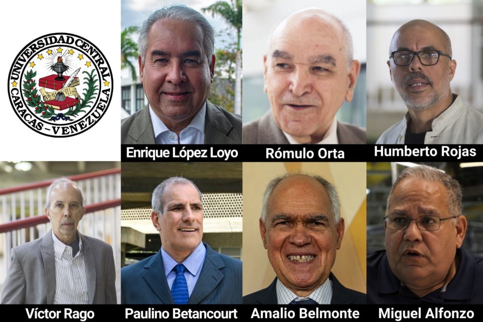 Elecciones UCV candidatos