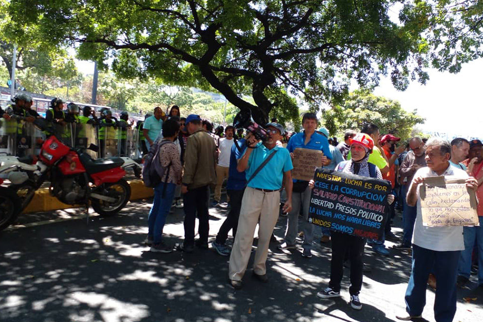 Protesta por salario mínimo