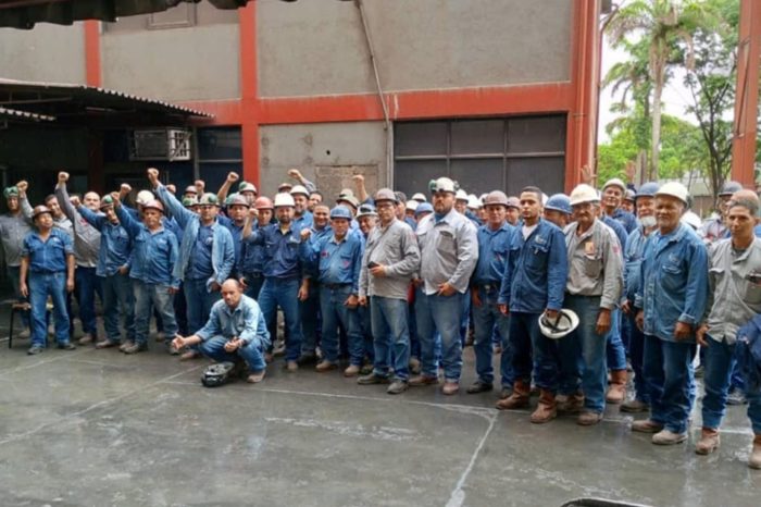 Trabajadores Planta Casima CVG