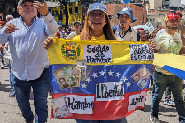 marcha trabajadores anuncio salarial