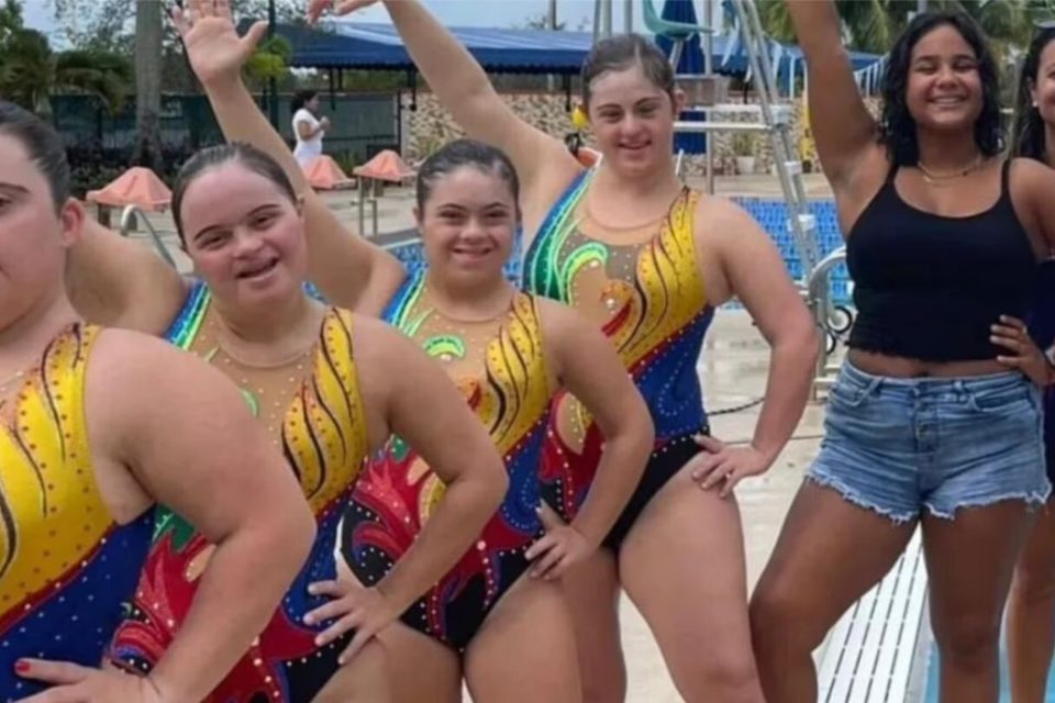 nado sincronizado sindrome de down venezolana VOA