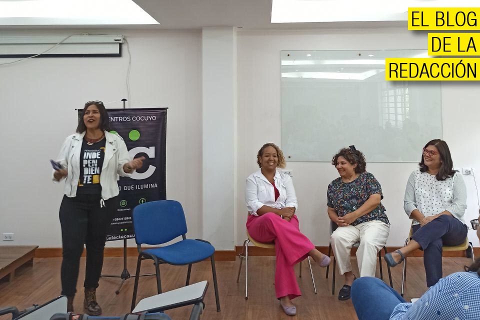 Dia del periodista en la UCV Gabriela Rojas Hector Zambrano