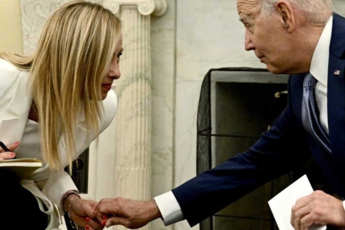 Giorgia Meloni Joe Biden EEUU Italia
