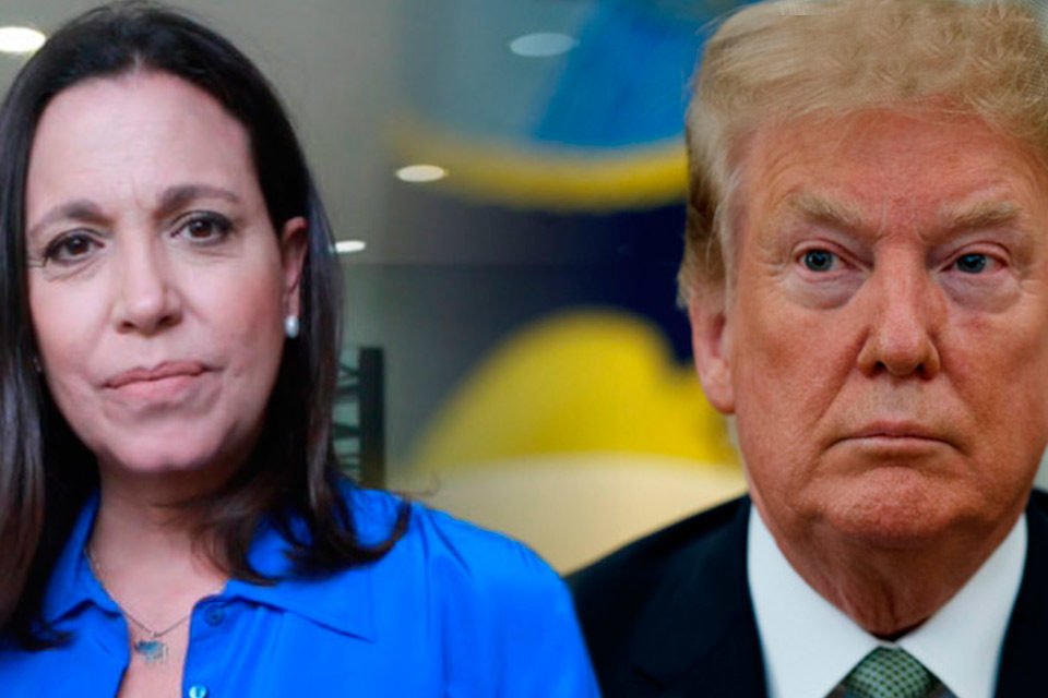 Sinonimia entre Trump y María Corina