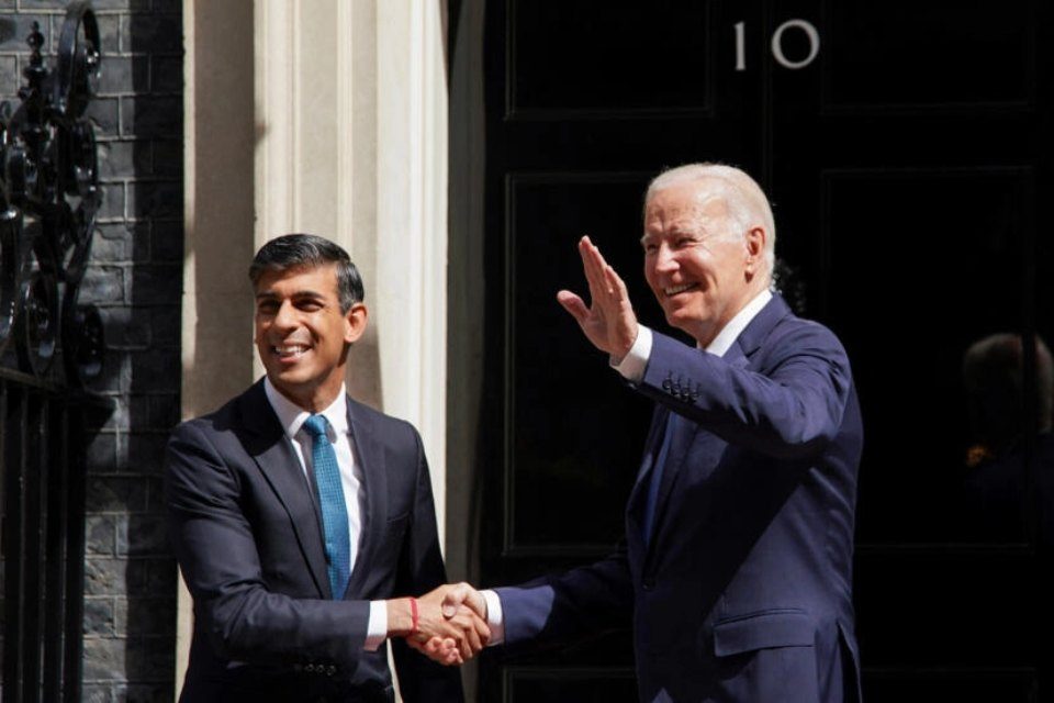 Rishi Sunak Reino Unido Joe Biden EEUU OTAN