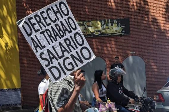 Cendas salarios promedio según la OVF - Protesta Nacional por salarios trabajadores protestas salario mínimo
