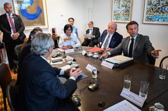 Delcy Rodríguez Gerardo Blyde cumbre sanciones