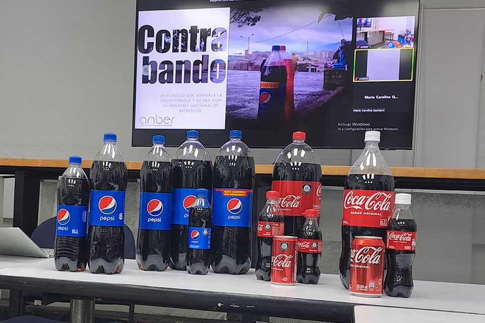 Contrabando de refrescos desde Colombia