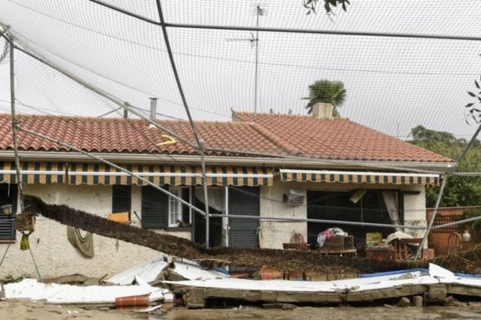 Casa dañada lluvias España 04.09.23